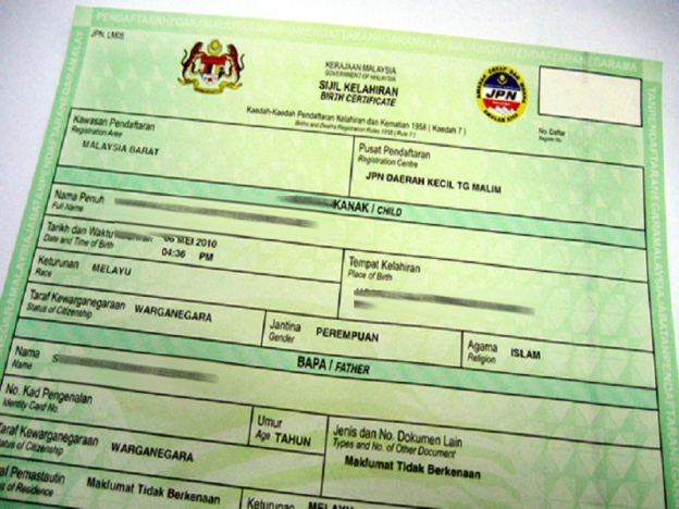 cara daftar kelahiran anak